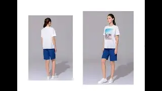 Футболка с пайетками, цвет белый