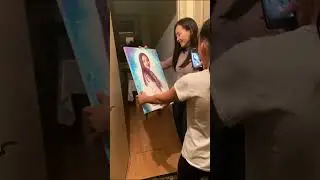 Арт портрет на холсте в Астане. Номер для заказа 87471583853