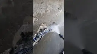 Промывка шва бетонирования