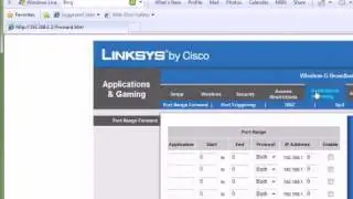 Configuring your Linksys router for the Spawn HD-720