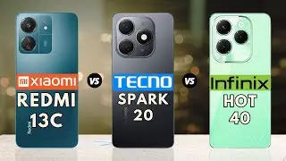 Xiaomi Redmi 13C vs Tecno Spark 20 vs Infinix Hot 40