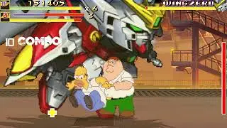 [Mugen GAME] Homer and Peter VS Gundam Wing