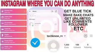 FAKE INSTAGRAM || WHERE YOU CAN MAKE FAKE CHATS LIKES VIEWS COMMENTS FOLLOWER ACCOUNTS ETC || FREE