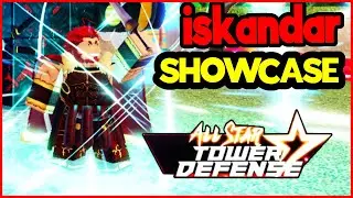 (new CODE) 6⭐iskandar Is The Best Unit in ASTD || Elite Warrior Showcase || All Star Tower Defense