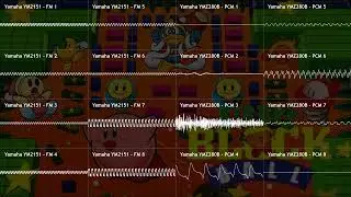 [YM2151 + YMZ280B; Remix] Kirby's Block Ball - Stage 1