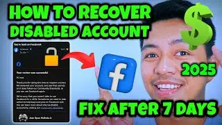 🧠 How I Recovered My Disabled Facebook Account in 2025 – Step-by-Step Tutorial! ✅ 