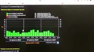25.08.24 г. Вторые сутки подарки светлячкам, частота более 100 Гц.