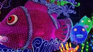 Chinese traditional led lighting silk laterns