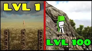 LVL 1 vs LVL 50 vs LVL 100 | Ark Parkour Edition