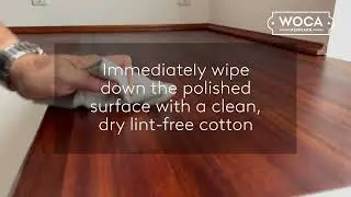 Maintenance of worktop with WOCA Maintenance Gel