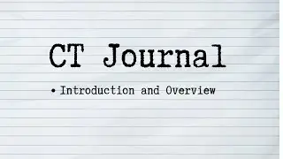 Journal Intro