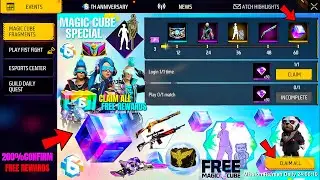 How To Complete 🔥 6th Anniversary 🥳 Free Rewards Event Free Fire | FF Max New Event Update Today