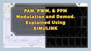 PAM, PWM and PPM Modulation and Demodulation Explained Using Simulink | ADC 4.6