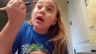 Using my mom's makeup 😮😮