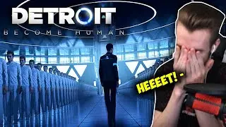 [2] ЗАКВИЕЛЬ ПЕРЕПРОХОДИТ - Detroit: Become Human || Прохождение Игры Детроит