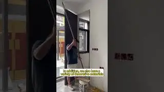 Ultra high invisible door installation  #wallpanel #interiordesign #installation #homedecor #fyp