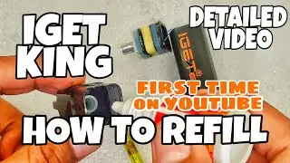 How to open IGet king tank and refill it Detailed video