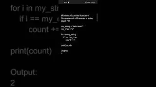 Python : Count the Number of Occurrence of a Character in string