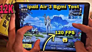 ipad Air 2019 bgmi test | PUBG Test | ipad Air M3 PUBG test | bgmi Gamplay | Sensitivity Code bgmi 