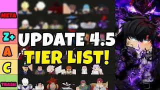 Official Anime Vanguards Update 4.5 Tier List! (Meta Guide)