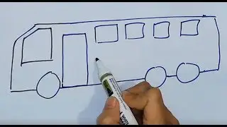 Hướng dẫn bé tập vẽ ô tô máy bay | How to draw car, truck, airplain
