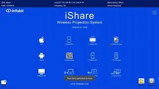 How to set screen saver for infobit iShare