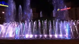 Киев. Фонтаны на Майдане.