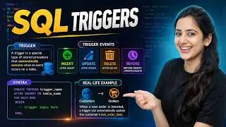 SQL Triggers Explained in Hindi | BEFORE & AFTER Trigger with Real-Life Examples 🔥