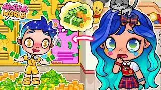 My Best Friend Was Secretly Rich?! 😱💸 Avatar World Pazu 💎✨ Alice City