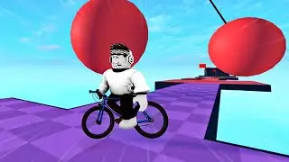 ROBLOX PARKUR AMA BİSİKLETLE