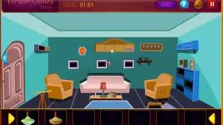 Elegant Blue House Escape Walkthrough