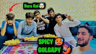 Extreme Spicy 🔥 Pani Puri Challenge 🌶️ | Sb Ka Bura Hal 😂