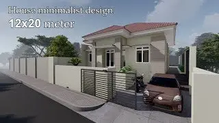 Minimalist house 12 x 20 meters
