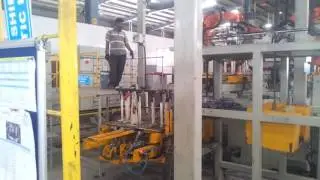 Robotic Spot Welding : Windshield Line