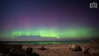 MOMENTS in Northern Sjælland Capturing Aurora Borealis [8k]