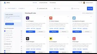 Job Search Platform UI | Mind-Blowing Codepen #23 