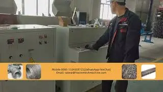Máquina de laminación en frío de barras acanaladas de 6-12 mm, máquina de trefilado en frío