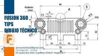 TIPS DIBUJO TÉCNICO FUSION 360