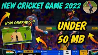 New Cricket Game For Android 2023 - Low MB Cricket Game | Good Graphics & Gameplay