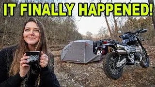 I thought I was prepared... Motorcycle Camping trip!
