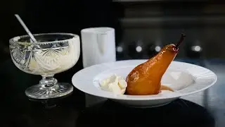 Dessert cooked on a BBQ - Poached Pears!