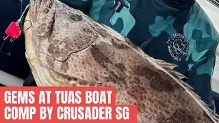 Gem's at Tuas - Part One (Fellowship of Anglers) on Board Wakaki's boat -