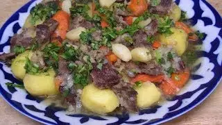 How to Make Easy Beef or Lamb Stew with Potato Recipe from Scratch