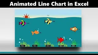 Line Chart in Excel - Animated