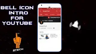 Bell icon intro for youtube channel