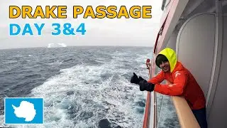 Crossing the Antarctic Circle 🇦🇶 Day 3 & 4 | DRAKE PASSAGE | Hurtigruten Expeditions