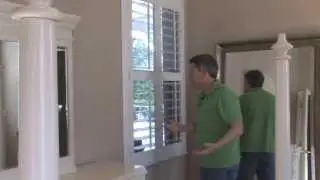 How to install plantation shutters in your windows to enhance the beauty of your home.