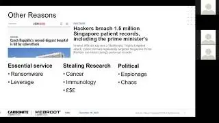 Webroot Emerging Threats Webinar