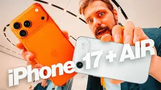 I TRIED IPHONE 17 PRO, IPHONE AIR, AIRPODS PRO 3!
