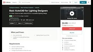 Sample Video for Udemy Course Basic AutoCAD for Lighting Designers